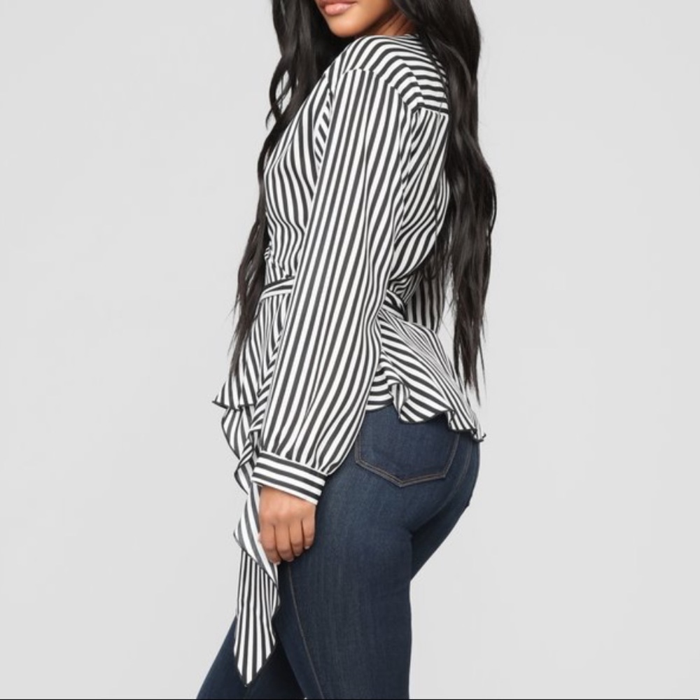 Striped Blouse - Picture 2 of 2